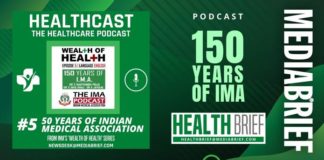 healthcast podcast - 150 years of ima - from ima - healthbrief from mediabrief