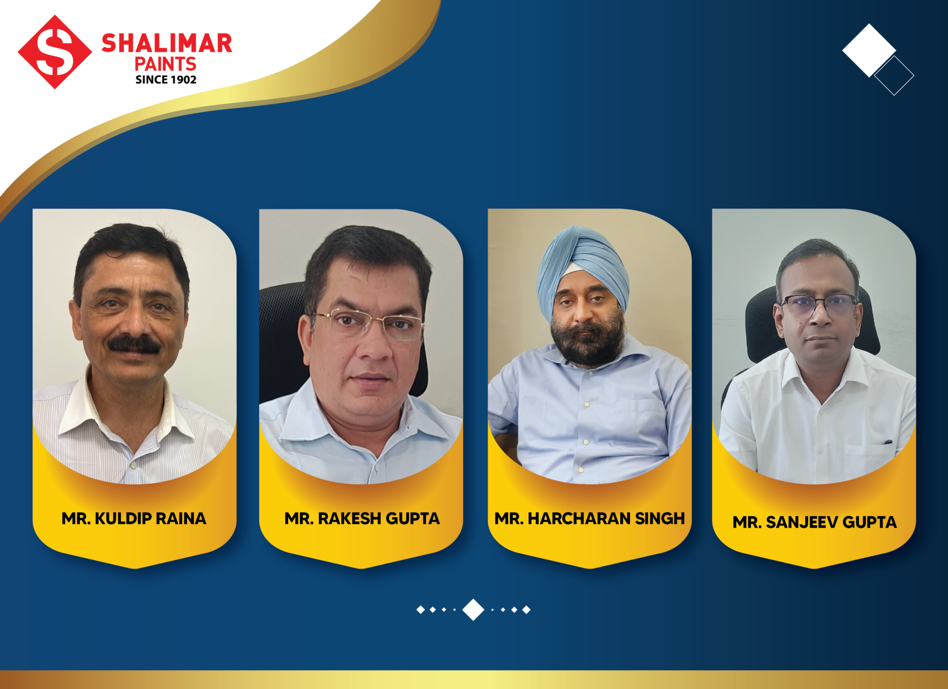 Shalimar Paints bolsters leadership team with four key appointments