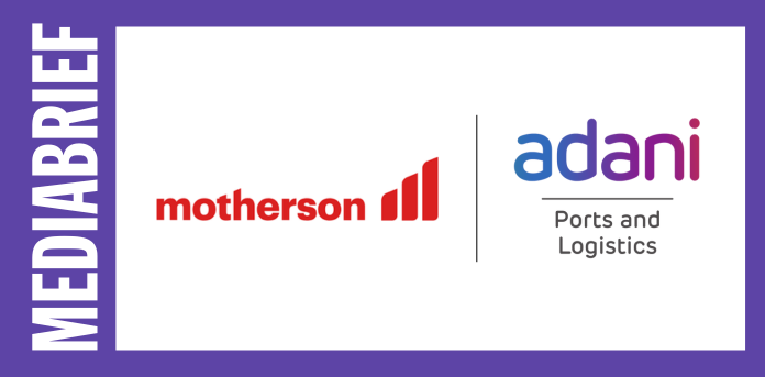 mediabrief.com - News Desk Team - Motherson and Adani Ports and SEZ partner to develop RoRo terminal at Dighi Port