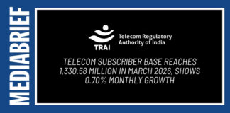 Telecom subscriber base reaches 1,330.58M in March'26: TRAI