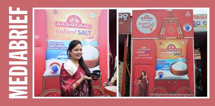 Aashirvaad launches Iodine Ka Tilak campaign at Puri Rath Yatra