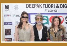 Pooja Batra, Aditi Govitrikar and Deepak Tijori attend National Yogasana Championship